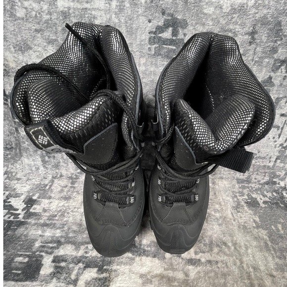 Columbia Arctic Trip Omni-Heat Men Boots 9.5 Black Waterproof Snow Winter YM5383 - Picture 7 of 10